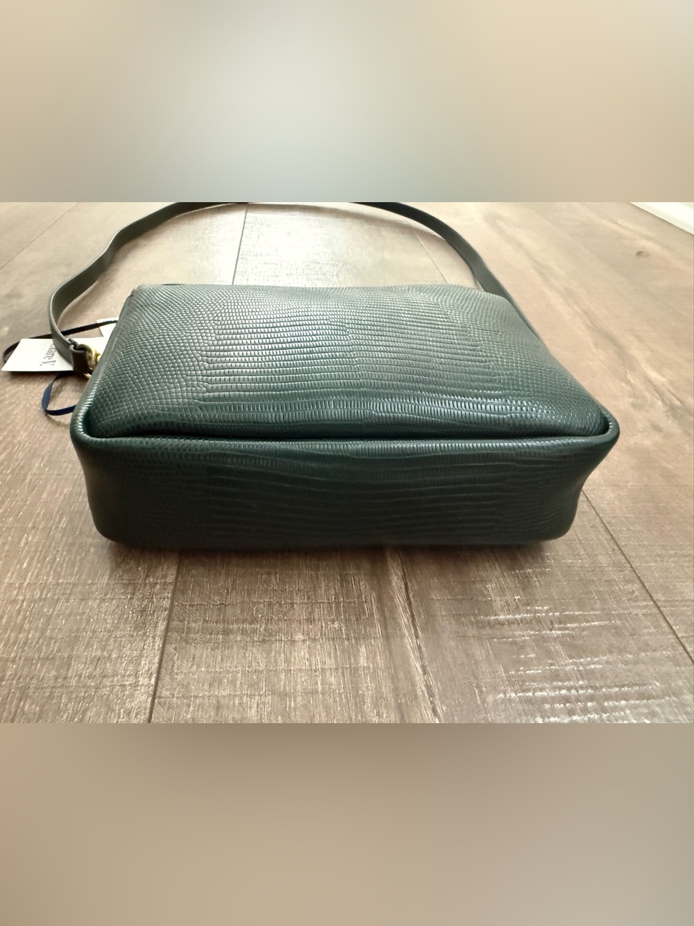 Clare V. Midi Sac Lizard Embossed Leather Crossbody - Picture 7 of 12